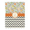 Swirls, Floral & Chevron Duvet Cover - Twin - Front