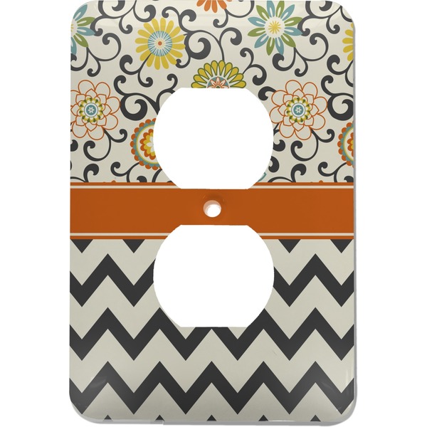 Custom Swirls, Floral & Chevron Electric Outlet Plate