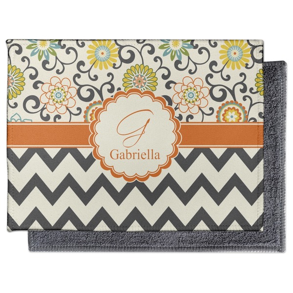 Swirls, Floral & Chevron Electronic Screen Wipe - Flat