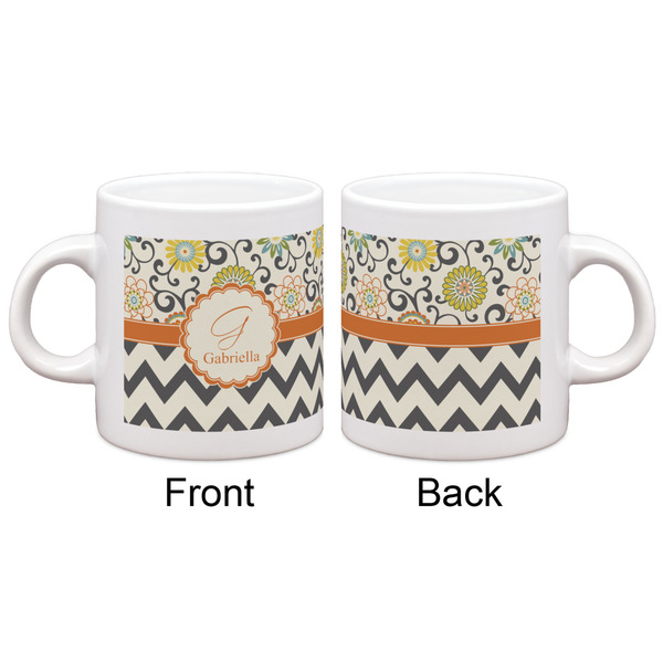 Swirls, Floral & Chevron Espresso Cup - Apvl