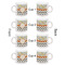 Swirls, Floral & Chevron Espresso Cup Set of 4 - Apvl