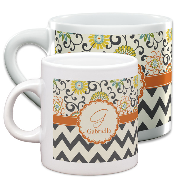 Swirls, Floral & Chevron Espresso Mugs - Main Parent
