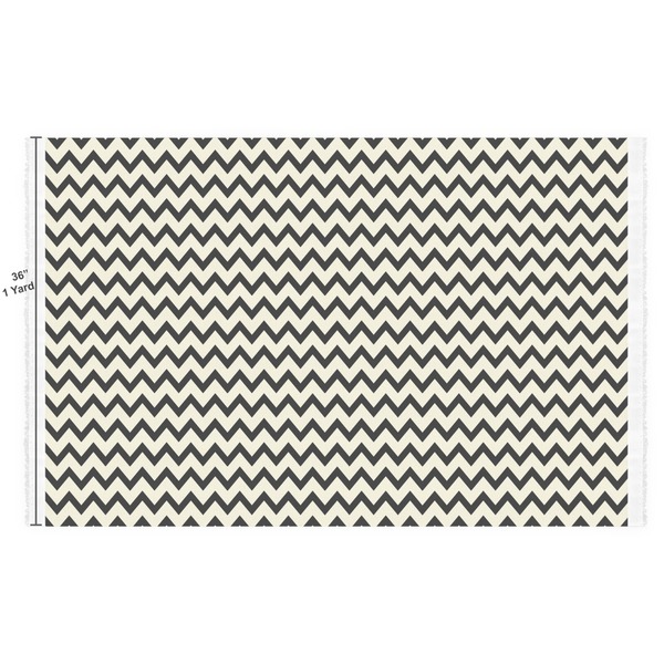 Swirls, Floral & Chevron Fabric Full Yard