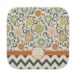 Swirls, Floral & Chevron Face Towel (Personalized)