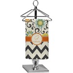 Swirls, Floral & Chevron Finger Tip Towel - Full Print (Personalized)