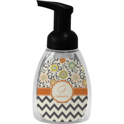 Swirls, Floral & Chevron Foam Soap Bottle (Personalized)
