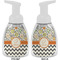 Swirls, Floral & Chevron Foam Soap Bottle Approval - White