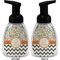 Swirls, Floral & Chevron Foam Soap Bottle (Front & Back)