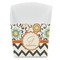 Swirls, Floral & Chevron French Fry Favor Box - Front View