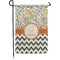 Swirls, Floral & Chevron Garden Flag (Personalized)