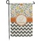 Swirls, Floral & Chevron Small Garden Flag - Double Sided w/ Name and Initial