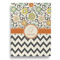 Swirls, Floral & Chevron Garden Flags - Large - Double Sided - BACK