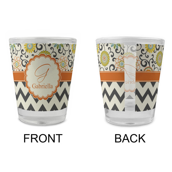 Swirls, Floral & Chevron Glass Shot Glass - Standard - APPROVAL