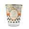 Swirls, Floral & Chevron Glass Shot Glass - 1.5 oz - with Gold Rim - Set of 4 (Personalized)