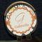 Swirls, Floral & Chevron Golf Ball Marker Hat Clip - Gold - Close Up
