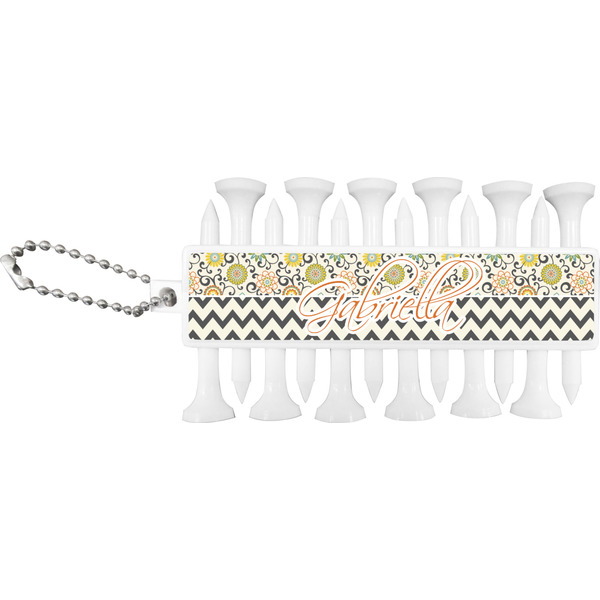 Swirls, Floral & Chevron Golf Buddy