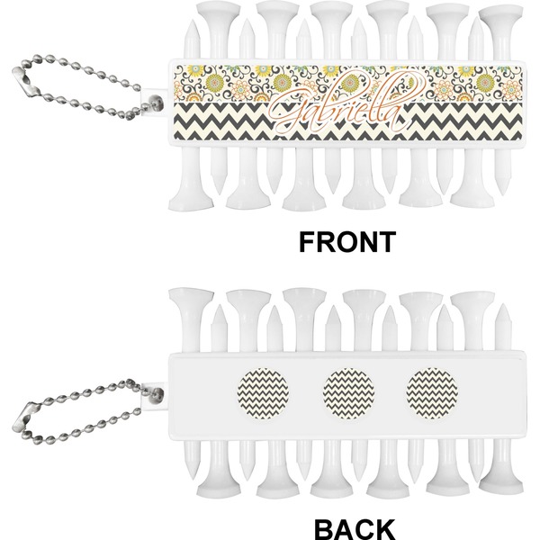 Swirls, Floral & Chevron Golf Buddy (Approval)