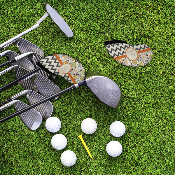 Swirls, Floral & Chevron Golf Club Covers - LIFESTYLE