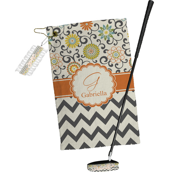 Swirls, Floral & Chevron Golf Gift Kit (Full Print)