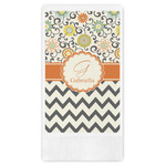 Swirls, Floral & Chevron Guest Paper Towels - Full Color (Personalized)