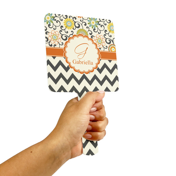 Swirls, Floral & Chevron Hand Mirrors - Alt View