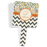 Swirls, Floral & Chevron Hand Mirror (Personalized)