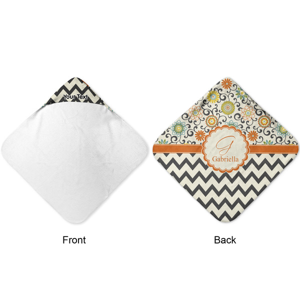 Swirls, Floral & Chevron Hooded Baby Towel- Approval