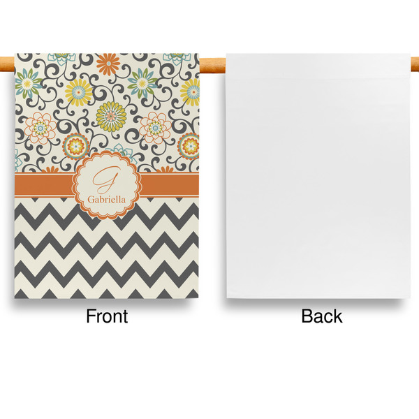Swirls, Floral & Chevron House Flags - Single Sided - APPROVAL