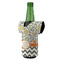Swirls, Floral & Chevron Jersey Bottle Cooler - ANGLE (on bottle)