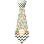 Swirls, Floral & Chevron Iron On Tie - 4 Sizes w/ Name and Initial