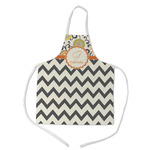 Swirls, Floral & Chevron Kid's Apron - Medium (Personalized)