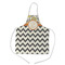 Swirls, Floral & Chevron Kid's Apron - Medium (Personalized)