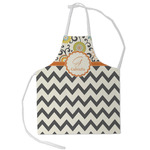 Swirls, Floral & Chevron Kid's Apron - Small (Personalized)