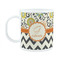 Swirls, Floral & Chevron Plastic Kids Mug (Personalized)