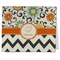 Swirls, Floral & Chevron Kitchen Towel - Poly Cotton w/ Name and Initial