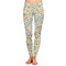 Swirls, Floral & Chevron Ladies Leggings - 2X-Large (Personalized)
