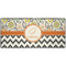 Swirls, Floral & Chevron Large Gaming Mats - FRONT