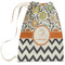 Swirls, Floral & Chevron Laundry Bag - Large (Personalized)