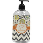Swirls, Floral & Chevron Plastic Soap / Lotion Dispenser (Personalized)