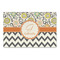 Swirls, Floral & Chevron Large Rectangle Car Magnets- Front/Main/Approval