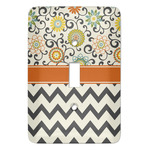 Swirls, Floral & Chevron Light Switch Cover (Single Toggle)