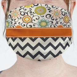Swirls, Floral & Chevron Face Mask Cover