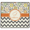 Swirls, Floral & Chevron XL Gaming Mouse Pad - 18" x 16" (Personalized)