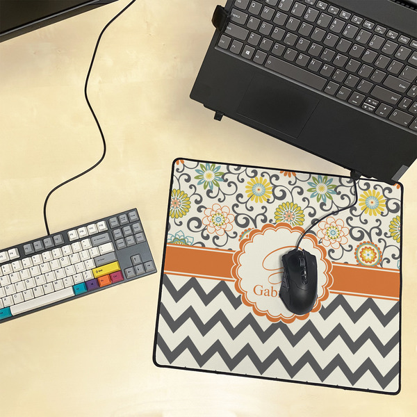 Swirls, Floral & Chevron Medium Gaming Mats - LIFESTYLE