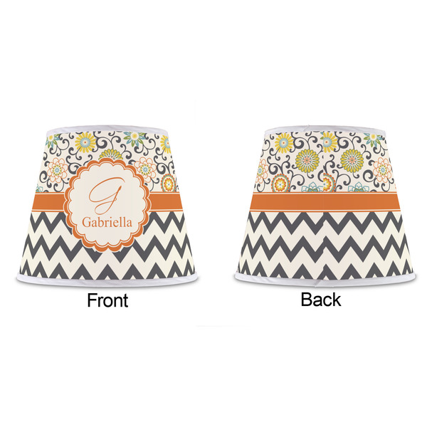 Swirls, Floral & Chevron Poly Film Empire Lampshade - Approval