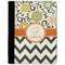 Swirls, Floral & Chevron Notebook Padfolio w/ Name and Initial