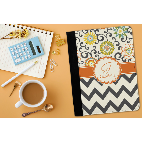 Swirls, Floral & Chevron Medium Padfolio - LIFESTYLE (adult)