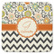 Swirls, Floral & Chevron Memory Foam Bath Mat - 48"x48" (Personalized)
