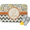 Swirls, Floral & Chevron Memory Foam Bath Mat (Personalized)