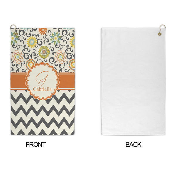 Swirls, Floral & Chevron Microfiber Golf Towels - APPROVAL